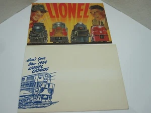 ORIGINAL 1954 LIONEL TRAINS CATALOG with ORIGINAL MAILING ENVELOPE - Picture 1 of 9