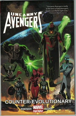 UNCANNY AVENGERS COUNTER-EVOLUTIONARY TP TPB $17.99srp Remender 2015 NEW NM Cover