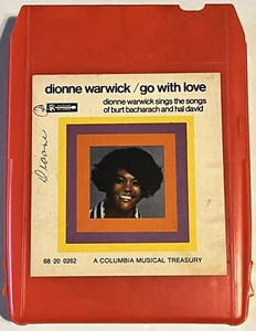 Dionne Warwick Go With Love 8-Track Tape Stereo Cartridge Burt Bacharach Scepter - Picture 1 of 6