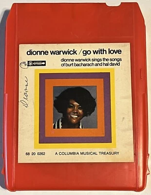 Dionne Warwick Go With Love 8-Track Tape Stereo Cartridge Burt Bacharach Scepter - Image 1 of 4