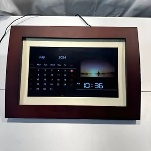 Sylvania 10.1” USB Digital Photo/Clock/Calender Frame High Res Frameo W/audio D7 - Picture 1 of 10