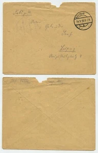 98060 - Feldpostbrief - 14.9.1918 nach Leipzig - ohne Inhalt - Picture 1 of 1