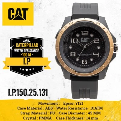 Caterpillar CAT LP.150.25.131 Men Watch 100% authentic free express shipping - image 1 of 3