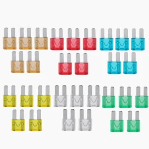 30Pcs Automotive ATR/APT Micro2 5A 10A 15A 20A 25A 30A Blade Fuse Kit - Picture 1 of 10