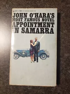 APPOINTMENT in SAMARRA by John O'Hara! Vintage 1966 Gd Paperback Book - Picture 1 of 9