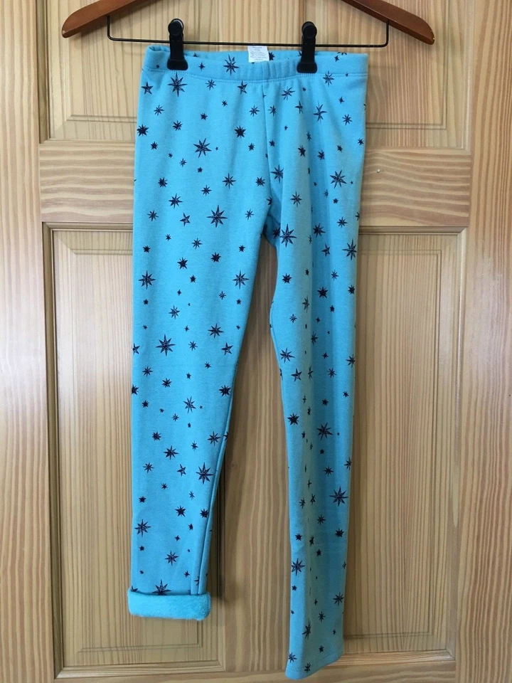 NUEVO CON ETIQUETAS Gymboree Acogedor Verde Azulado Leggings Azul Marino Copo de Nieve Niñas Outlet XS, S, L Foto 1 de 1