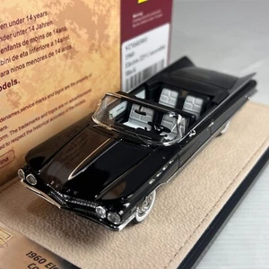 1/43 GLM Stamp 1960 Buick Electra 225 Convertible Open Roof Black STM603001 - Picture 1 of 2