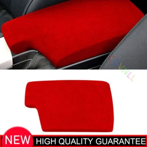 For BMW 3 Series E90 2005-2012 Red Suede Middle Console Armrest Box Panel Cover - Foto 1 di 8