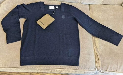 Maglione Burberry Navy bambina taglia 10 anni