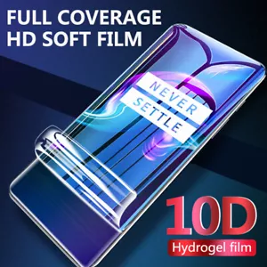 Für Oneplus 8 7 Pro 10D Matt Vollabdeckung Hydrogel Film Soft Screen Protector - Bild 1 von 22