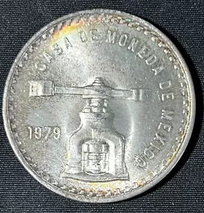 1979 Mexiko 1 oz Una Onza Troja Plata Pura .925 Silber Libertad KM#M49b.3 - Bild 1 von 5