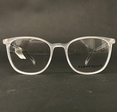 Monturas para gafas Perry Ellis PE433-3 mate transparente borde cuadrado cuerno 51-18-140 Foto 1 de 4