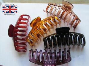 Crystal Ladies Large Hair Claw Clips, Hair clips Clamps, hair accessories UK lot