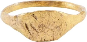 ANILLO SELLO ROMANO, SIGLO II-V DC, TALLA 8 1/2 - Imagen 1 de 6