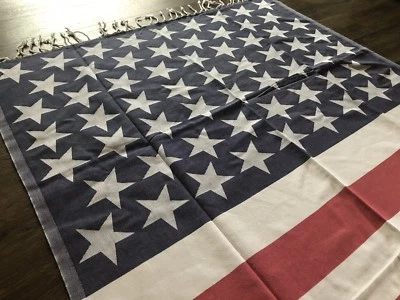 Nueva Temporada Bandera de EE. UU., Toalla de Playa Pareo Turca Peshtemal 100% Algodón, Hammam Foto 1 de 4