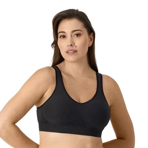 Bali Comfort Revolution Shaping Wireless Bra DF3488 In Black Size 3XL New - Picture 1 of 6