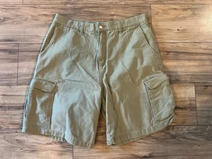Quiksilver Shorts Uomo 36 Beige Cargo Utility Baggy Y2K Vintage Streetwear Skater - Foto 1 di 6