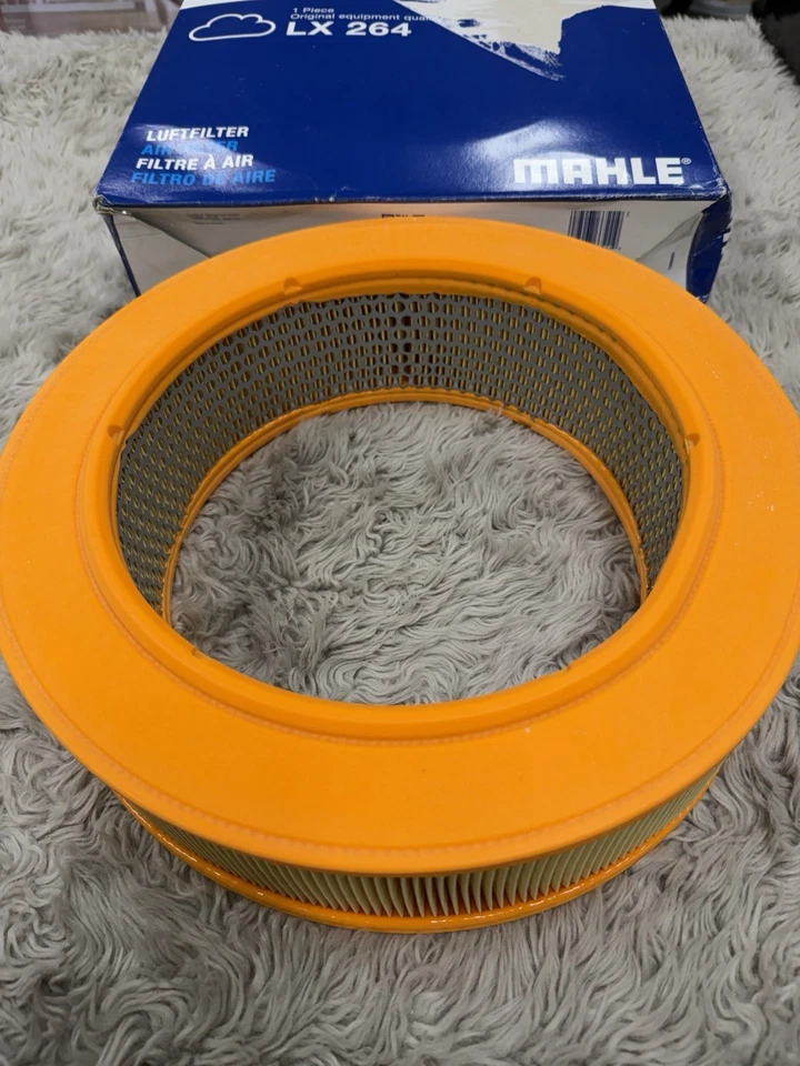 Filtro de aire del motor MAHLE LX264 para Mercedes-Benz 240D 300CD 300D Foto 1 de 3