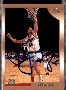 1999 Topps Rookie Card #113 Raef LaFrentz Auto/Signed IP - Picture 1 of 2