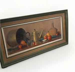 Robert Douglas Hunter Still Life Wall Kitchen Decor Vintage Original Framed MCM - Picture 1 of 7