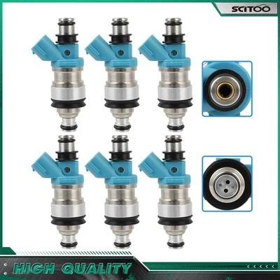 Juego de 6 inyectores de combustible para Toyota Sienna Camry 3,0 L 1998 1999 2000 842-12132 Foto 1 de 4