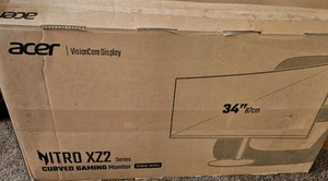 Acer Nitro XZ342CU V3bmiiphx 34" 1500R 21:9 Curved QHD (3440 x 1440) AMD FreeSyn - Picture 1 of 6