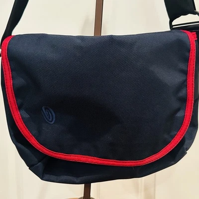 Azul e Vermelho RARO TIMBUK2 BOLSA MESSENGER CLÁSSICA Bolsa Mensageiro Pequena - Imagem 1 de 4