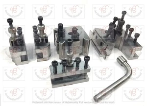 Quick Change Toolpost Set 5 Pieces Set T37 in high quality.. - Picture 1 of 7