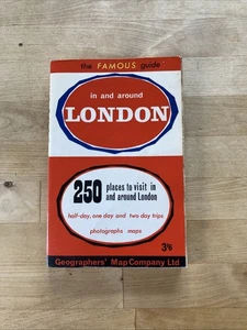 IN AND AROUND LONDON 1964/5 EDITION : GEOGRAPHERS' MAP COMPANY LTD - Picture 1 of 8