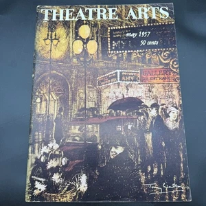Vintage Theatre Arts Magazine Mai 1957 Widerwilliger Debütant Broadway Sammlerstück - Bild 1 von 12