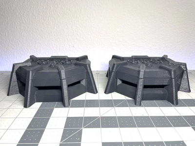 2x Imperial Bunkers Terrain 3D Printed Warhammer 40k GW Astra Militarum Citadel - Image 1 of 4