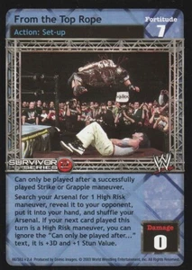 WWE: From the Top Rope (SS2) [Played] card type Actions Raw Deal Wrestling WWF - Picture 1 of 1