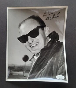 Foto de carreras de colección firmada por Gary Congdon años 60 1966 Indy 500 Jsa autenticada - Imagen 1 de 4