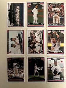 2006 Topps Yankees pick your card