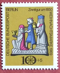 Germany Berlin (1969) Christmas / Three Wise Men / Seasonal - Mint (MNH) - Picture 1 of 1
