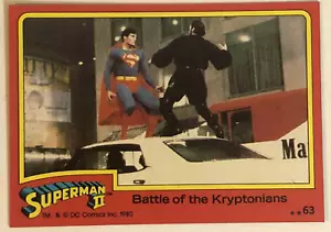 Superman II 2 Trading Card #63 Christopher Reeve - Bild 1 von 2