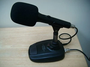 Black Windsock for Base Station Microphone Yaesu MD-100 or M-70 + other makes IT - Zdjęcie 1 z 3