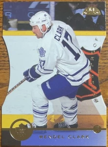 1996-97 Leaf Press Proofs Wendel Clark #166 Toronto Maple Leafs #’d /1500 - Picture 1 of 2