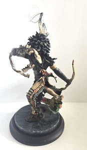 Franklin Mint Spirit of the Raven Warrior American Indian Bronze Statue NO Box - Picture 1 of 20