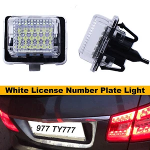 White 18LED Number License Plate Tag Light Bulbs For Benz W216 W204 W212 W221 - Picture 1 of 9