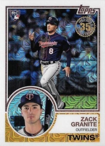 2018 Topps Series 1 Silver Pack 1983 Chrome Ref #32 Zack Granite Twins RC - Picture 1 of 1
