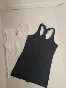 Ivivva (Lululemon Girls) Tank Tops Lot of 2 Size 14 Athletic Cheer Dance - Picture 1 of 9