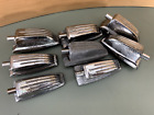 WFL LUDWIG Large Classic LUG CASING Parts 50s 60s Vtg Lot of 8x D-Grade Chrome