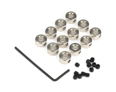 Du-Bro 3/16" Bulk Dura-Collars (12)For RC Plane Trucks - Image 1 of 2