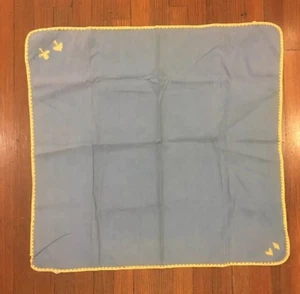 Vintage Hand Made Playing Card Table Cover Fabric Cloth Embroidered Suits 30x28” - Picture 1 of 11
