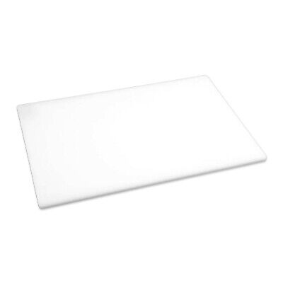 WHITE CUTTING CHOPPING BOARD LOW DENSITY PLASTIC 450 X 300mm COMMERCIAL CATERING • 16.95£