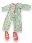 American Girl Doll Kit's One-Piece Pajamas And Slippers 2017