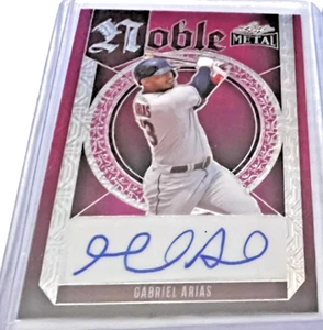 2023 Leaf Metal Gabriel Arias Noble PINK AUTOGRAPH 4/4 Guardians - Bild 1 von 2