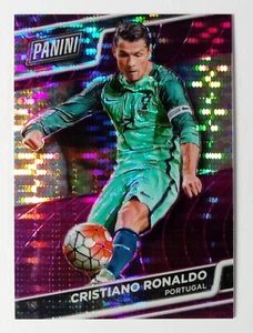 2016 Panini the national Vip Cristiano Ronaldo #99 Purple  Prizm Pulsar 34/50 - Bild 1 von 2