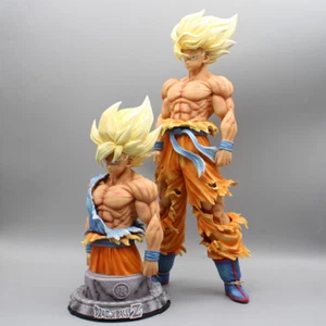 Figurine GEANTE Son Goku Dragon Ball 43 cm COLLECTION LUXE + EXTRA BUSTE - Imagen 1 de 16